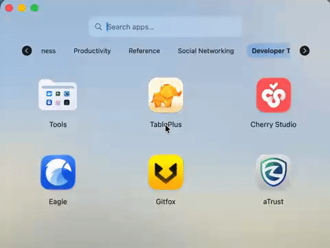 NovaPadGo set app alias animation